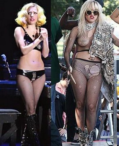 Lady GaGa de la grasa la slaba de sase ori intr-un singur an