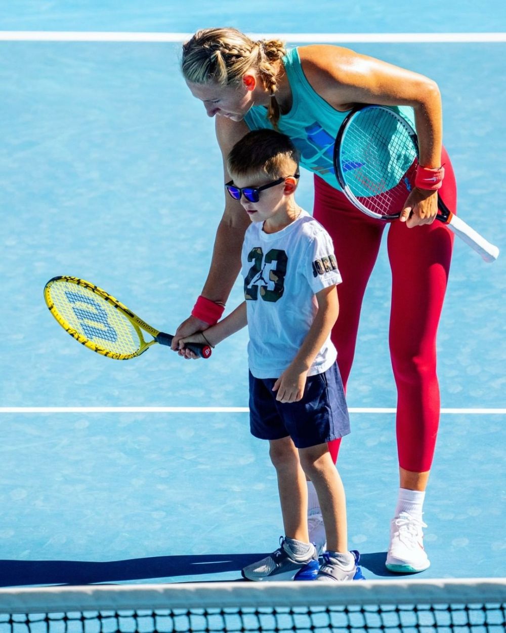 Imagini adorabile cu Victoria Azarenka și fiul ei Tenismena a dus o