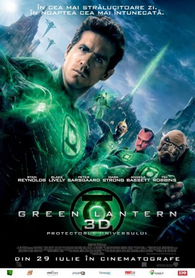 Green Lantern: justitiarul intergalactic verde sclipitor