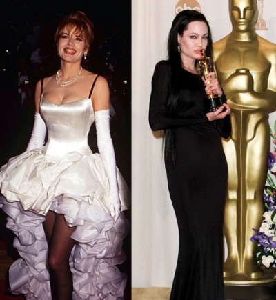 Cele mai urate 25 de rochii din istoria Oscarurilor: Angelina Jolie este pe primul loc in topul aparitiilor dezastruoase