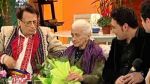 Ionuţ Dolănescu a venit cu bunica si tatăl lui