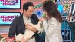 Ramona Bădescu şi-a coafat căţeluşa pentru Happy Hour
