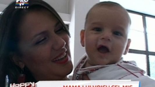 Imagini cu cel mai mic fiu al lui Madalin Voicu | Happy Hour