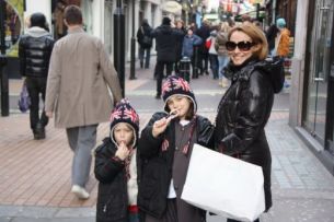 Andreea Esca a petrecut Revelionul in Trafalgar Square