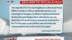 Replica celor de la MISA fata de declaratiile Ceciliei Tiz
