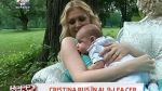 Prima sedinta foto a fiului Cristinei Rus