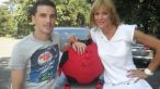 Roxana Ciuhulescu a jucat ping-pong cu Marius Bilasco de la Steaua pe capota masinii
