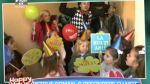 Catalin Maruta, deghizat in clovn, i-a urat La multi ani lui Petrus Roman