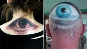 Imagini ciudate cu tatuaje-ochi FOTO