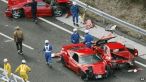 8 masini Ferrari, 3 Mercedes Benz si un Lamborghini, implicate in cel mai SCUMP accident din istorie! VIDEO
