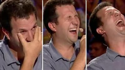 3 minute de ras cu lacrimi. De ce s-a inrosit Andi Moisescu cand l-a vazut pe el: