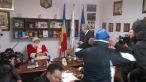 
	Corneliu Vadim Tudor, evacuat din sediul sau de Mos Maruta
