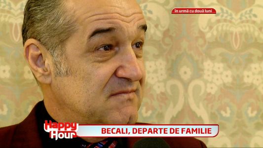 Gigi Becali, departe de familie | Happy Hour