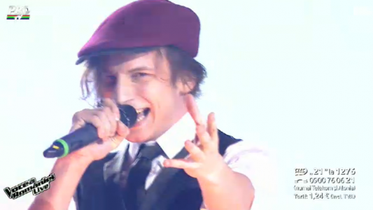 Tiberiu Albu - Shook me all night long | Vocea Romaniei