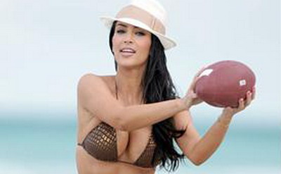 Kim Kardashian, cea mai sexy "jucatoare" de fotbal american din lume!&nbsp;VEZI&nbsp;POZE: