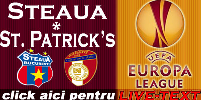Calificare asigurata! Steaua 3-0 St. Patrick's (Nicolita 55, Stancu 65, 79)