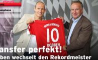 Robben, noul numar 10 la Bayern, Sneijder, noul numar 10 la Inter!