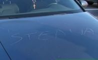 VIDEO: Tanase, facut tradator de fanii lui FC&nbsp;Arges! VEZI&nbsp;ce i-au scris pe masina!