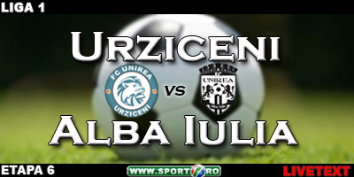 Urziceni <span style="color: #000000">1-0</span> Alba Iulia (Marinescu&nbsp;'33)! Vezi aici fazele meciului