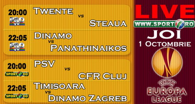 Europe League Live! Bucurati-va de fotbal!&nbsp;