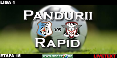 ACUM LIVE-TEXT Pandurii Targu Jiu 0-1 Rapid!! Gol&nbsp; Ionita!