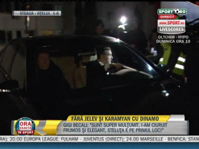 VIDEO / Gigi a facut SHOW la plecarea din Ghencea! S-a rugat si si-a lovit masina: