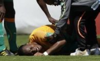 VIDEO Drogba rateaza Cupa Mondiala! Vezi cum si-a RUPT cotul in meciul cu Japonia!