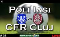 CFR&nbsp;ramane pe primul loc!&nbsp;Poli Iasi 0-2 CFR! (Nei '74, '90)
