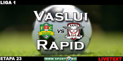 Lacatus, salvat! Vaslui 1-0 Rapid! (Papp '6) Lacatus, salvat! Vaslui 1-0 Rapid! (Papp '6)