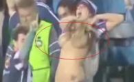 Buna...dimineata! Singura femeie INTERZISA pe stadion pentru TOPLESS!