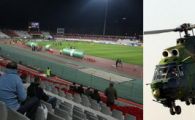 Dinamo, caz de forta majora: a adus un elicopter pentru apa de pe stadion!