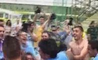 NEBUNIE! Branesti, prima comuna care da o echipa in Liga I! Vezi cum au sarbatorit promovarea