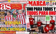 Toata Spania, cu ochii pe Atletico: "E meciul istoriei pentru Atletico!"