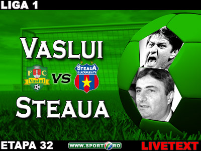 Lacatus scoate Steaua din lupta pentru Liga: Vaslui 2-1 Steaua!