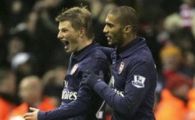 VIDEO&nbsp;Liverpool distrusa de Arsenal cu un super gol reusit de Arshavin!