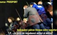 Ce au facut bodyguarzii trimisi de Gigi Becali in tribune la Steaua - Alba Iulia &nbsp;