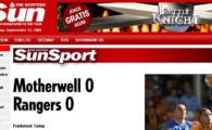 Si radeau de Steaua :) Adversara Unirii in Liga, Rangers a facut 0-0 la Motherwell