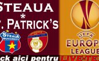 Calificare asigurata! Steaua 3-0 St. Patrick's (Nicolita 55, Stancu 65, 79)