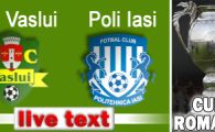 Debut cu dreptul pentru Moldovan: Vaslui 3-0 Iasi in Cupa Romaniei: un suporter a murit!