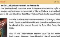 Abola:"CFR - Chelsea, intalnire portugheza!"