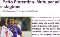 Mutu este liber sa plece de la Fiorentina la finalul sezonului!