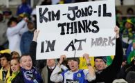 
	Cel mai tare mesaj de la mondiale: "Kim-Jong-Il crede ca sunt la munca" :)
