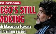 
	Maradona se da din nou in spectacol! Vezi ultima nebunie facuta la antrenamente :)
