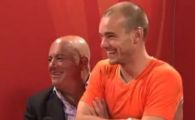 
	VIDEO: Imagine soc la TV in Olanda: Sneijder in bratele unui barbat!

