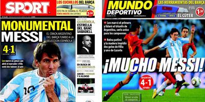 
	VIDEO / Messi le-a furat COROANA! Vezi ce curse NEBUNE a reusit cu Spania:
