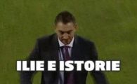 
	Dan Petrescu poate debuta ca antrenor la Steaua, la derbyul din Giulesti, unde a pupat steagul Rapidului!
