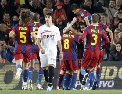
	Villa si Messi au facut MACEL: Barcelona 5-0 Sevilla! VIDEO:
