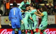 
	VIDEO Zi nebuna! Barcelona a ajuns cu 30 de min inainte de meci! Osasuna 0-3 Barcelona! Dubla Messi!
