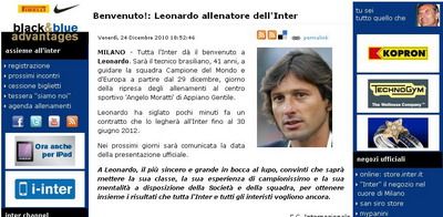   Leonardo a fost numit OFICIAL antrenorul lui Inter! Vrea sa-l aduca pe Kaka: 