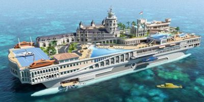   SUPER FOTO: Principatul Monaco s-a mutat&nbsp;pe mare! Vezi cum arata cel mai&nbsp;TARE yacht din lume: 
